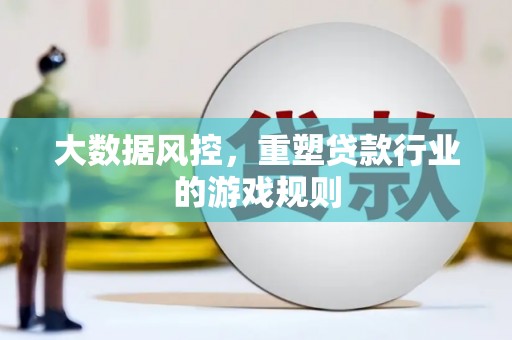 大湖大数据风控，重塑贷款行业的游戏规则