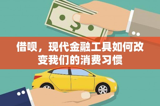 大湖借呗，现代金融工具如何改变我们的消费习惯