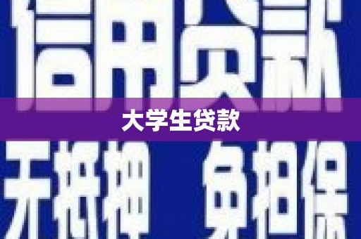 大湖大学生贷款