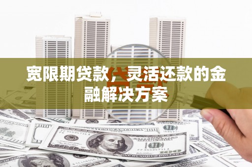 大湖宽限期贷款，灵活还款的金融解决方案