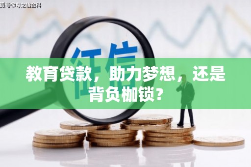 大湖教育贷款，助力梦想，还是背负枷锁？