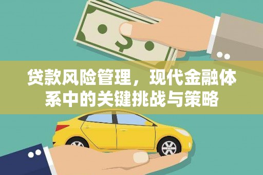 大湖贷款风险管理，现代金融体系中的关键挑战与策略