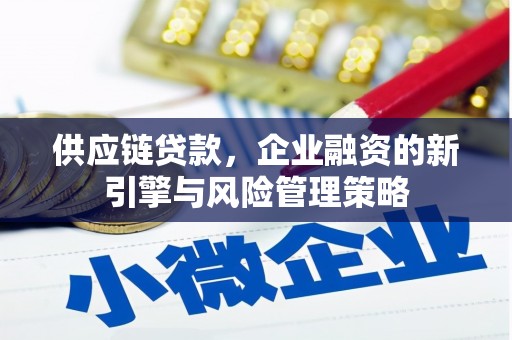 大湖供应链贷款，企业融资的新引擎与风险管理策略