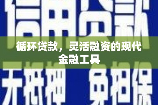 大湖循环贷款，灵活融资的现代金融工具