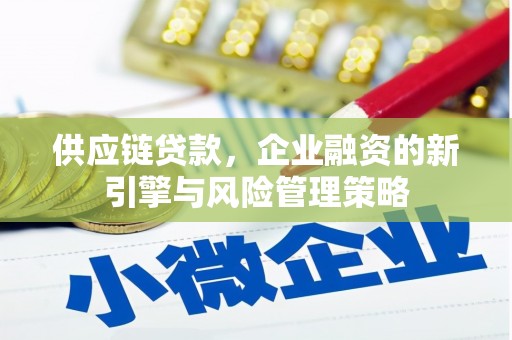 大湖供应链贷款，企业融资的新引擎与风险管理策略