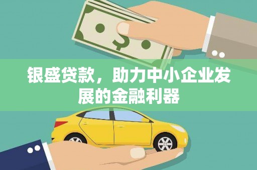 大湖银盛贷款，助力中小企业发展的金融利器