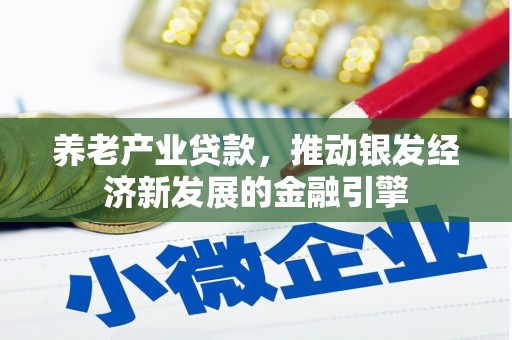 大湖养老产业贷款，推动银发经济新发展的金融引擎