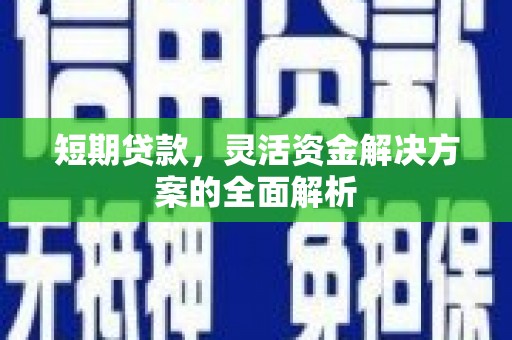 大湖短期贷款，灵活资金解决方案的全面解析
