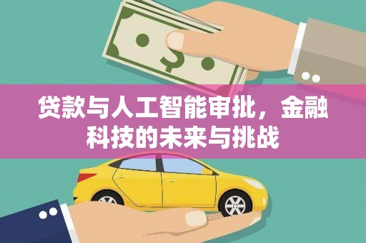 大湖贷款与人工智能审批，金融科技的未来与挑战