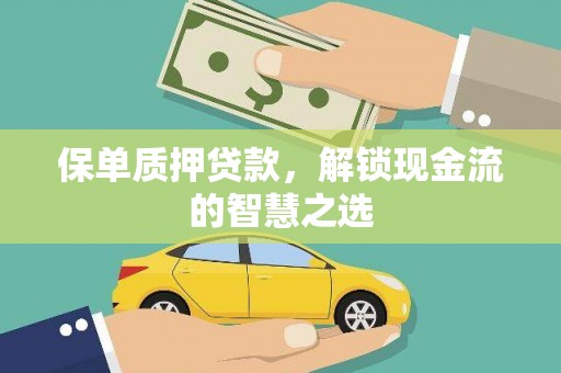 大湖保单质押贷款，解锁现金流的智慧之选