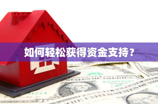 大湖如何轻松获得资金支持？