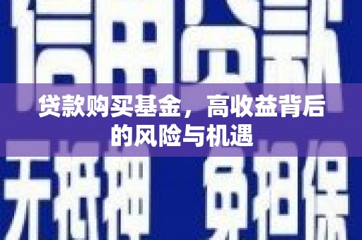 大湖贷款购买基金，高收益背后的风险与机遇